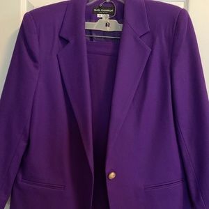 Purple Wool 2-piece Suit
